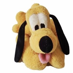 Vtg Disney Parks Pluto Plush Stuffed Dog Authentic Disneyland Walt Disney World